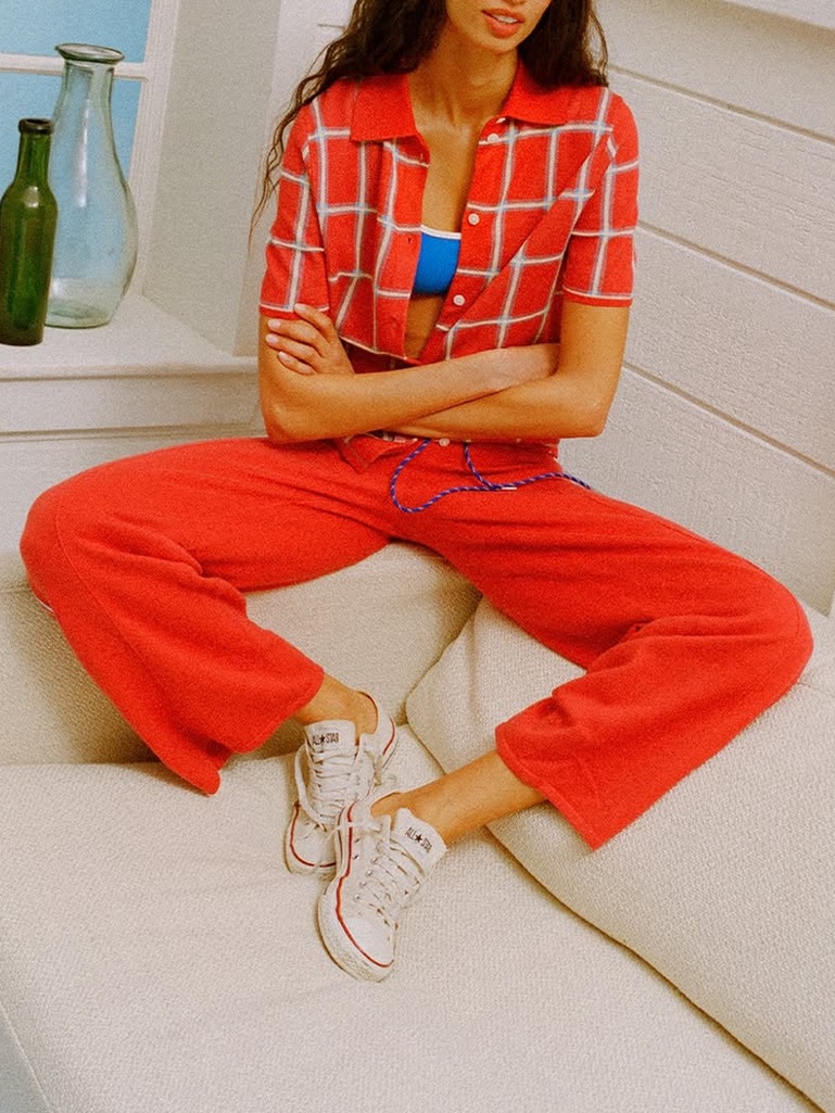Guest In Residence Track Pant - Scarlet — image 5 of 8